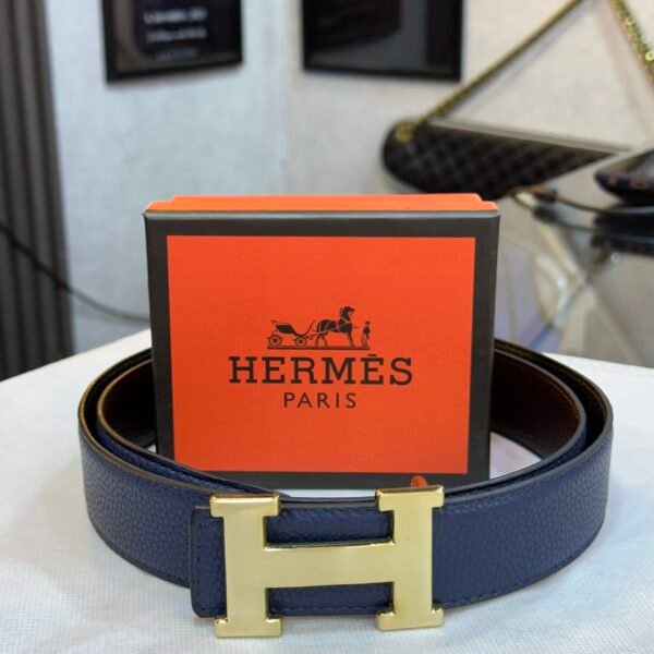 Ceinture H réversible homme